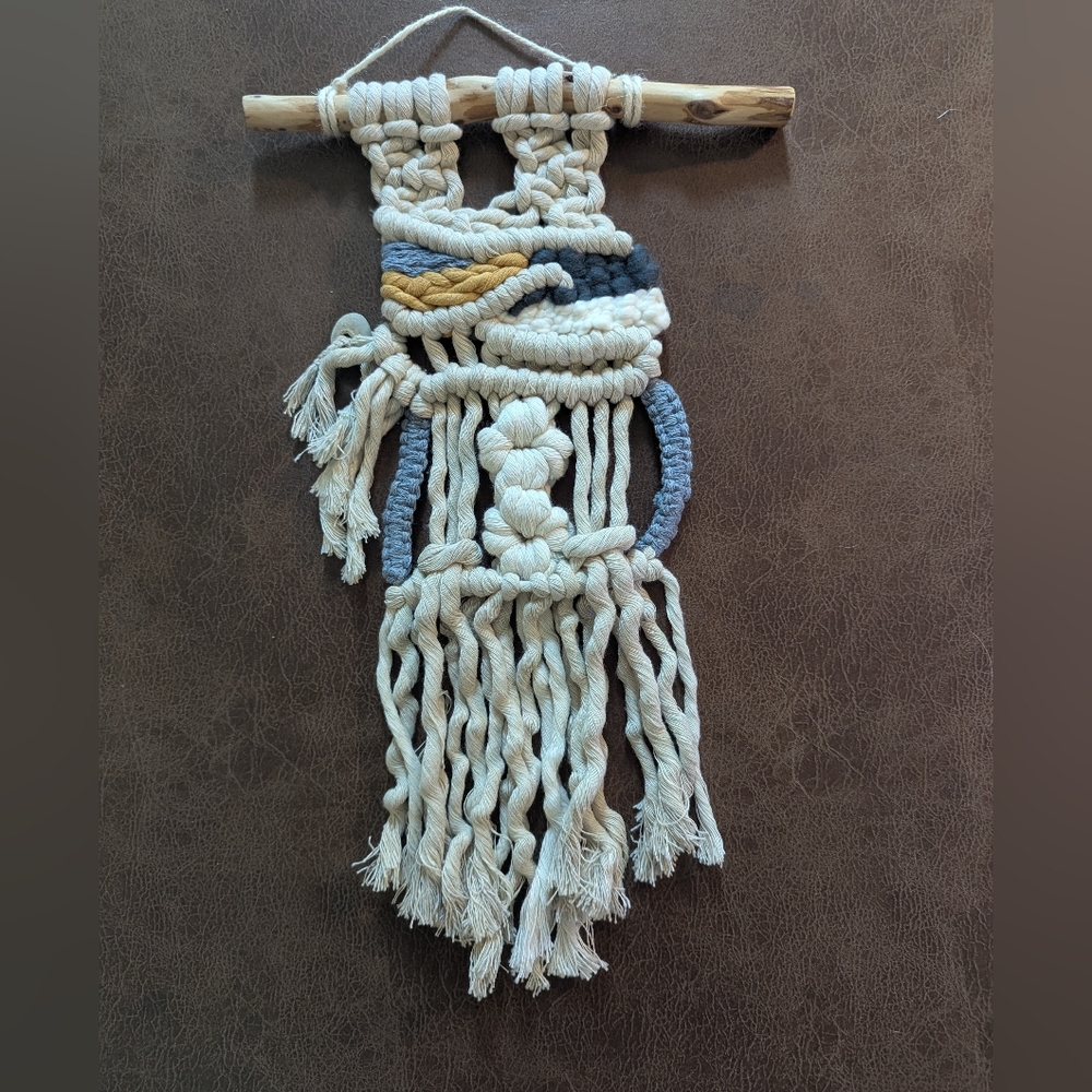 Macrame. Miniature One Of A Kind Homemade.